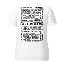 Load image into Gallery viewer, Women's Force For Good Quotes Shirt
